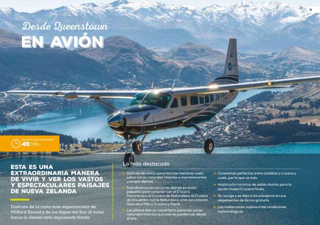 Desde Queenstown en avion